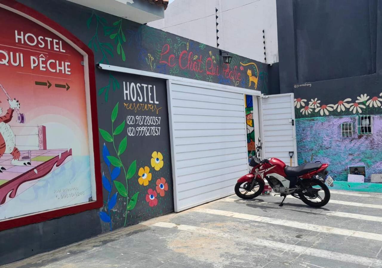 "Le Chat Qui Peche" Hostel A 150 Metros Da Praia De Pajucara Масейо Экстерьер фото